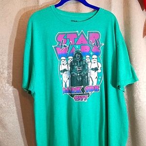 Star Wars Dark Side 1977 2XL t-shirt